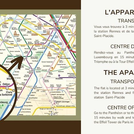 Grand Studio Confort#St Germain-Montparnasse#4P Paris Eksteriør billede